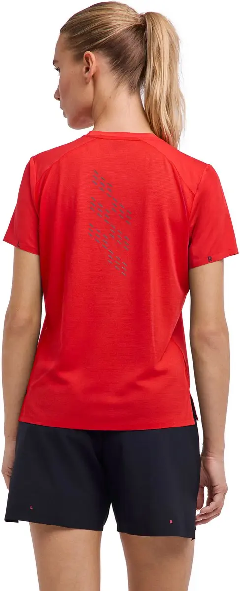 Falke Running Tee Dames - Rood - Maat S