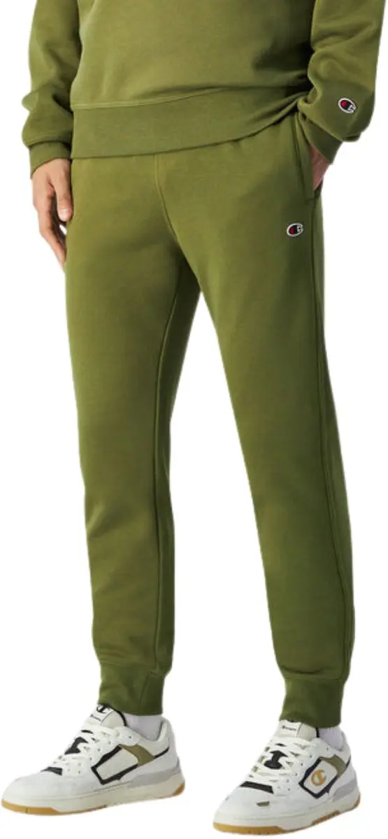 Champion Heren Rib Cuff Pants Olijfgroen