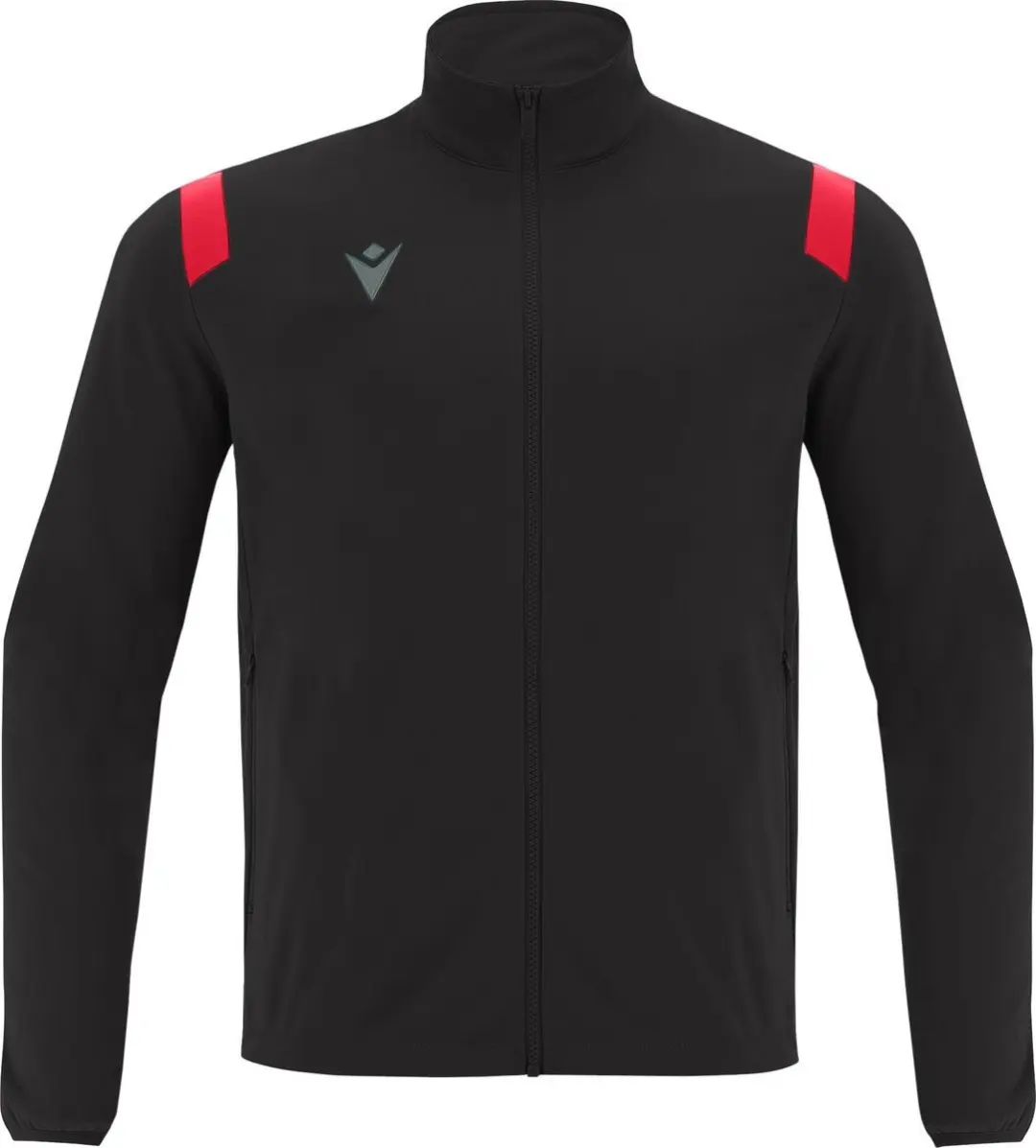 Macron Fujin Trainingsvest Kinderen 11-12Y - Zwart/Rood