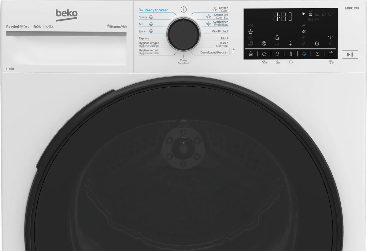 Beko B5T4824W Warmtepompdroger 8kg - Wit