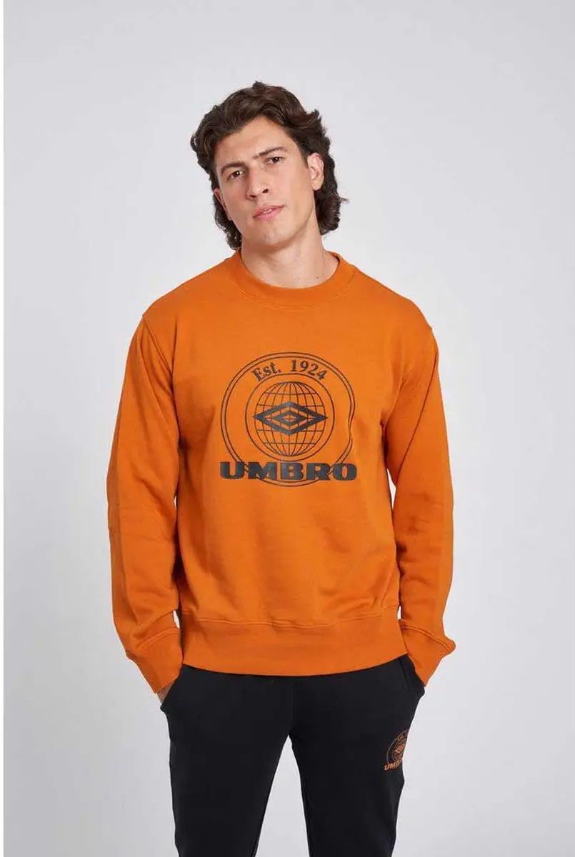 Umbro Collegiate Graphic Sweatshirt - Oranje S
