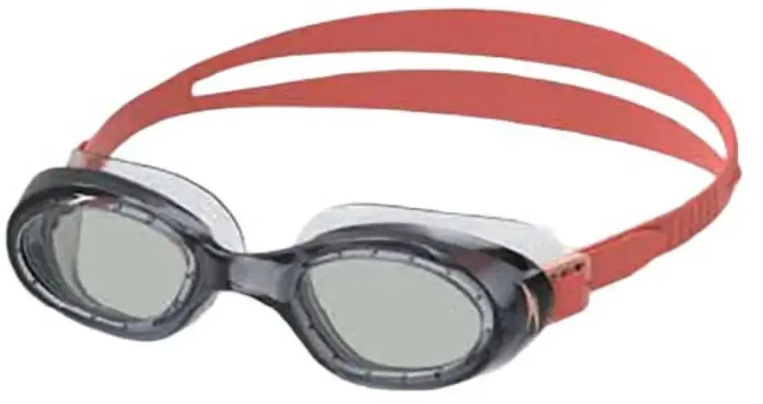 Speedo Junior Futura Hydrospex Zwembril - Grijs/Rood - afbeelding 6 van 6