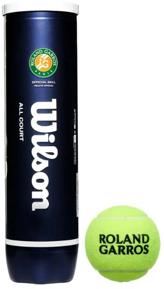 Wilson Roland Garros Tennisballen - 8 Stuks - 2 Blikken