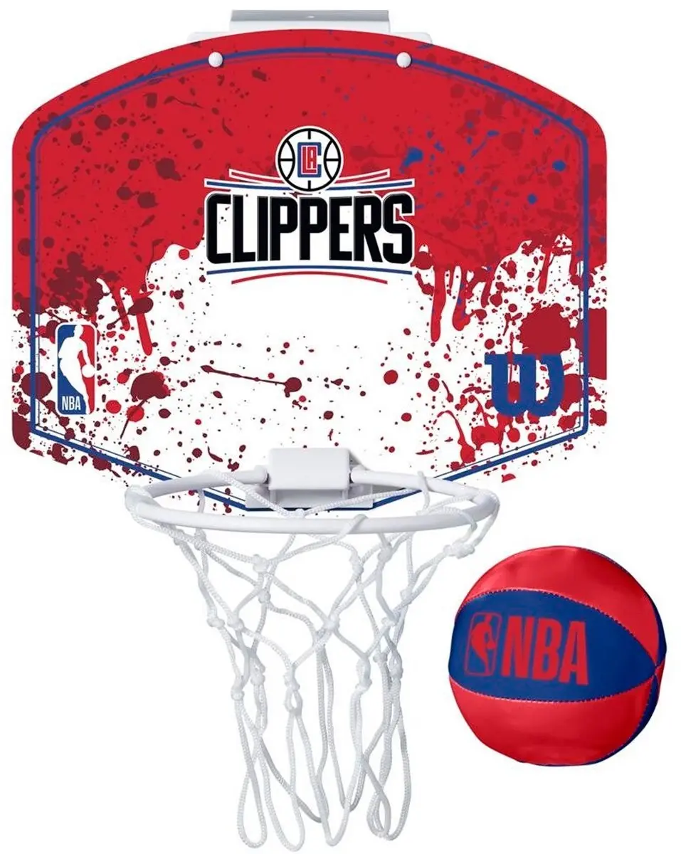 Wilson Team Mini Hoop NBA Clippers Set