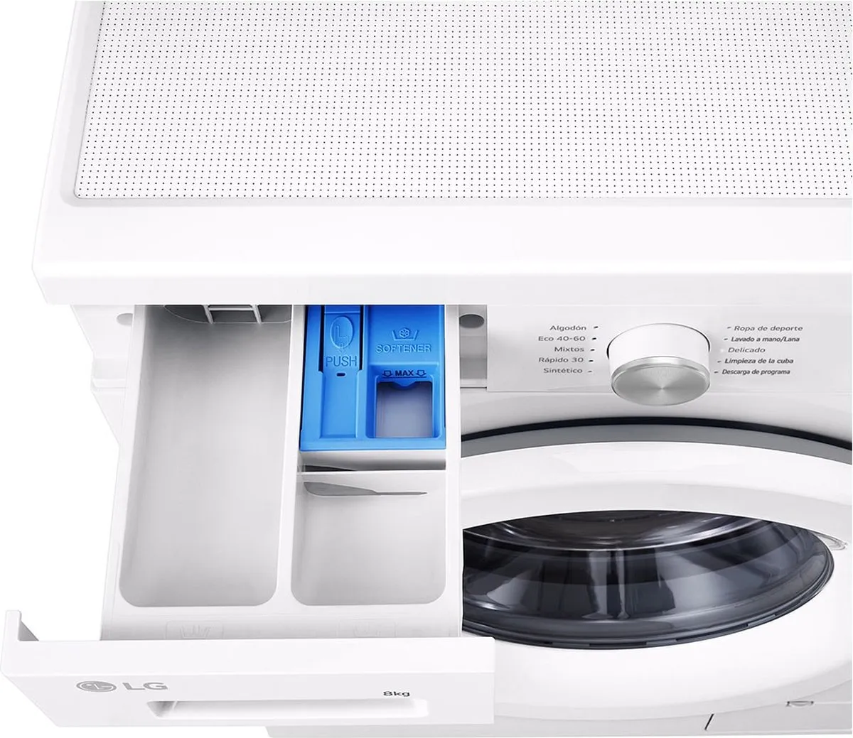 LG F4X1008NWH Wasmachine Voorlader 8 kg 1350 RPM - Wit