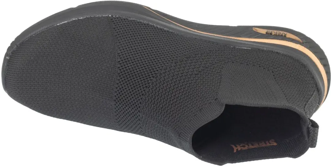 Skechers Arch Fit S-Miles Sock Walk Sportschoenen 37 - Zwart