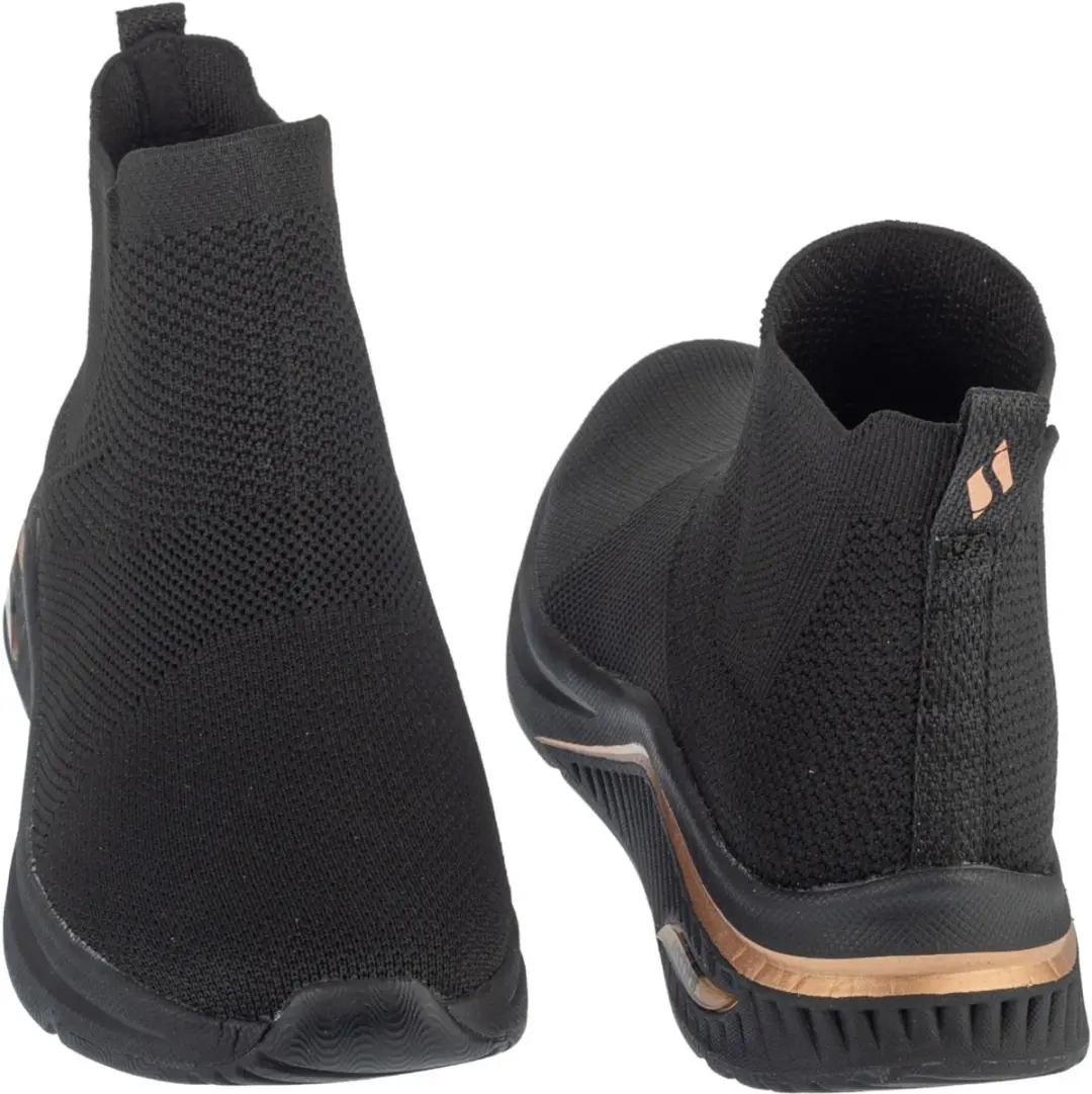 Skechers Arch Fit S-Miles Sock Walk Sportschoenen 37 - Zwart