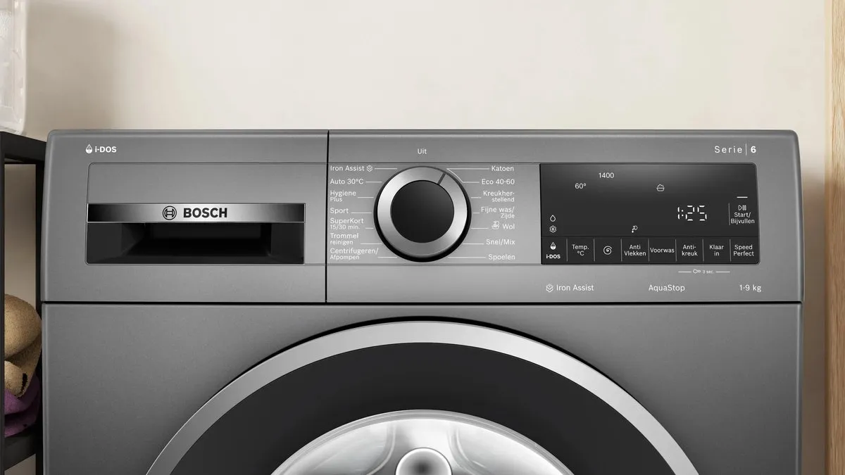 Bosch Serie 6 WGG244FINL Wasmachine 9kg 1351 RPM - Grijs - afbeelding 6 van 6