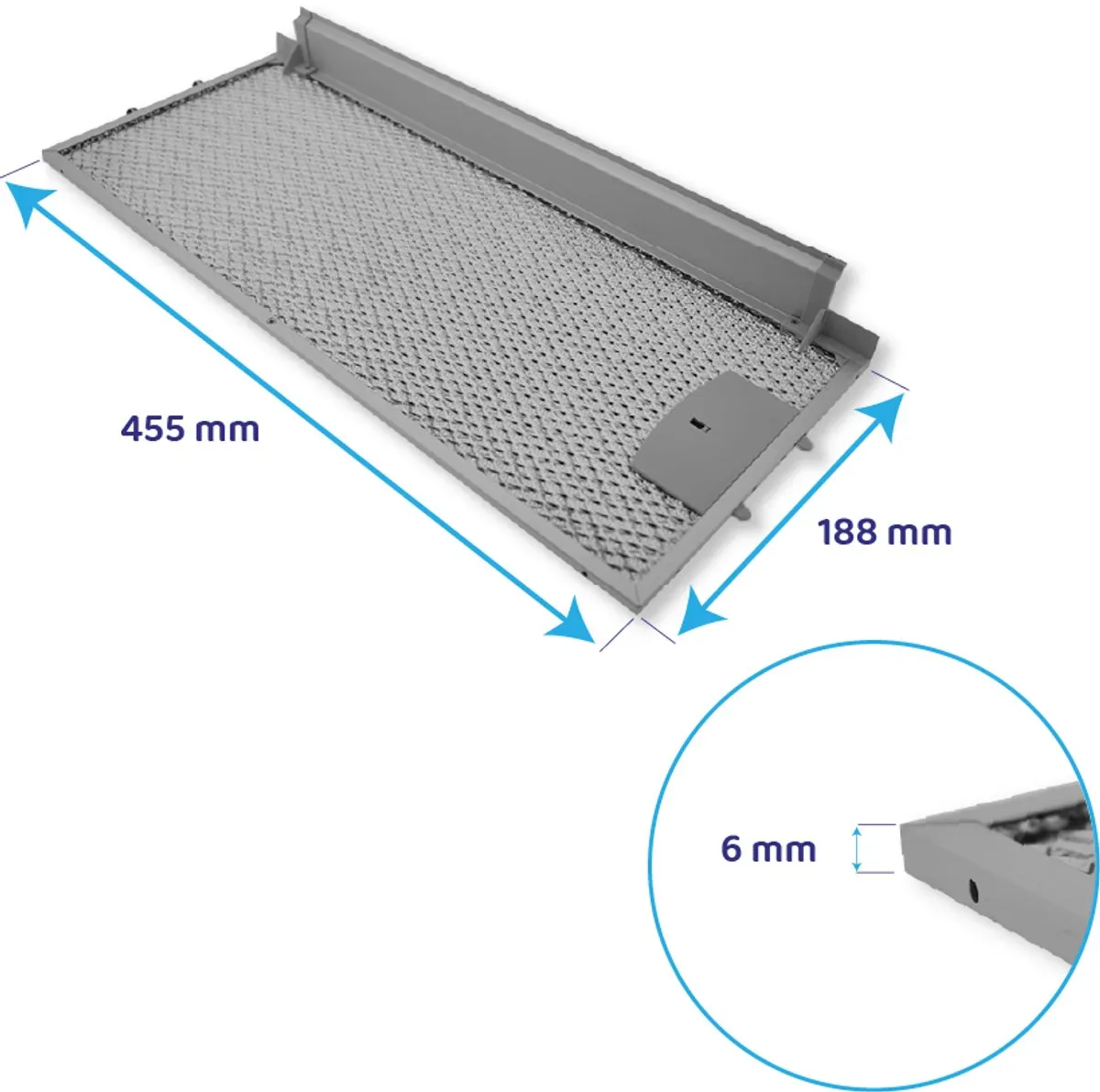 Bosch Metaalfilter 434105 - 455x185mm