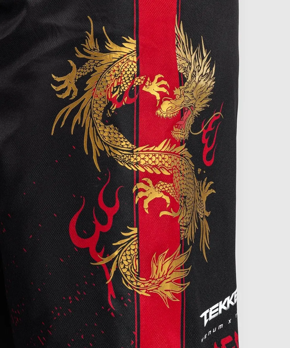 Venum Marshall Law Fightshorts Tekken 8 - XS - Zwart Rood Goud