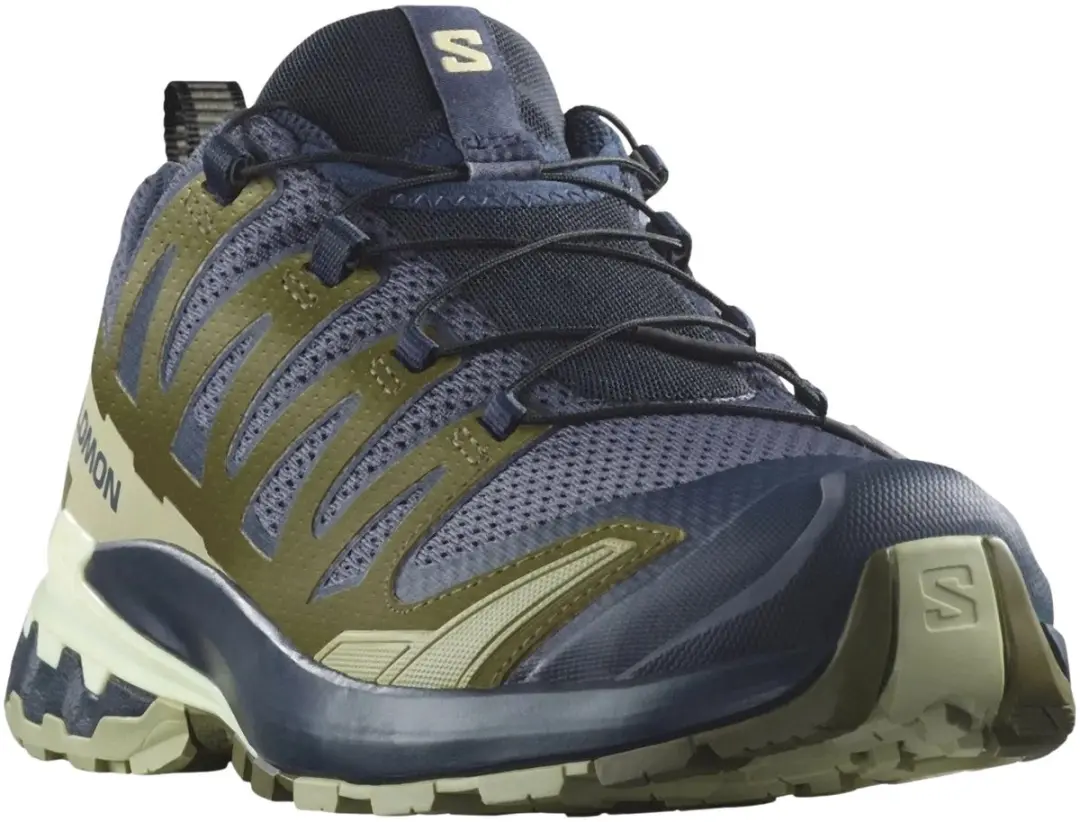 Salomon XA Pro 3D V9 Trailrunningschoenen - Heren 42 - Donkergrijs/Zwart/Groen