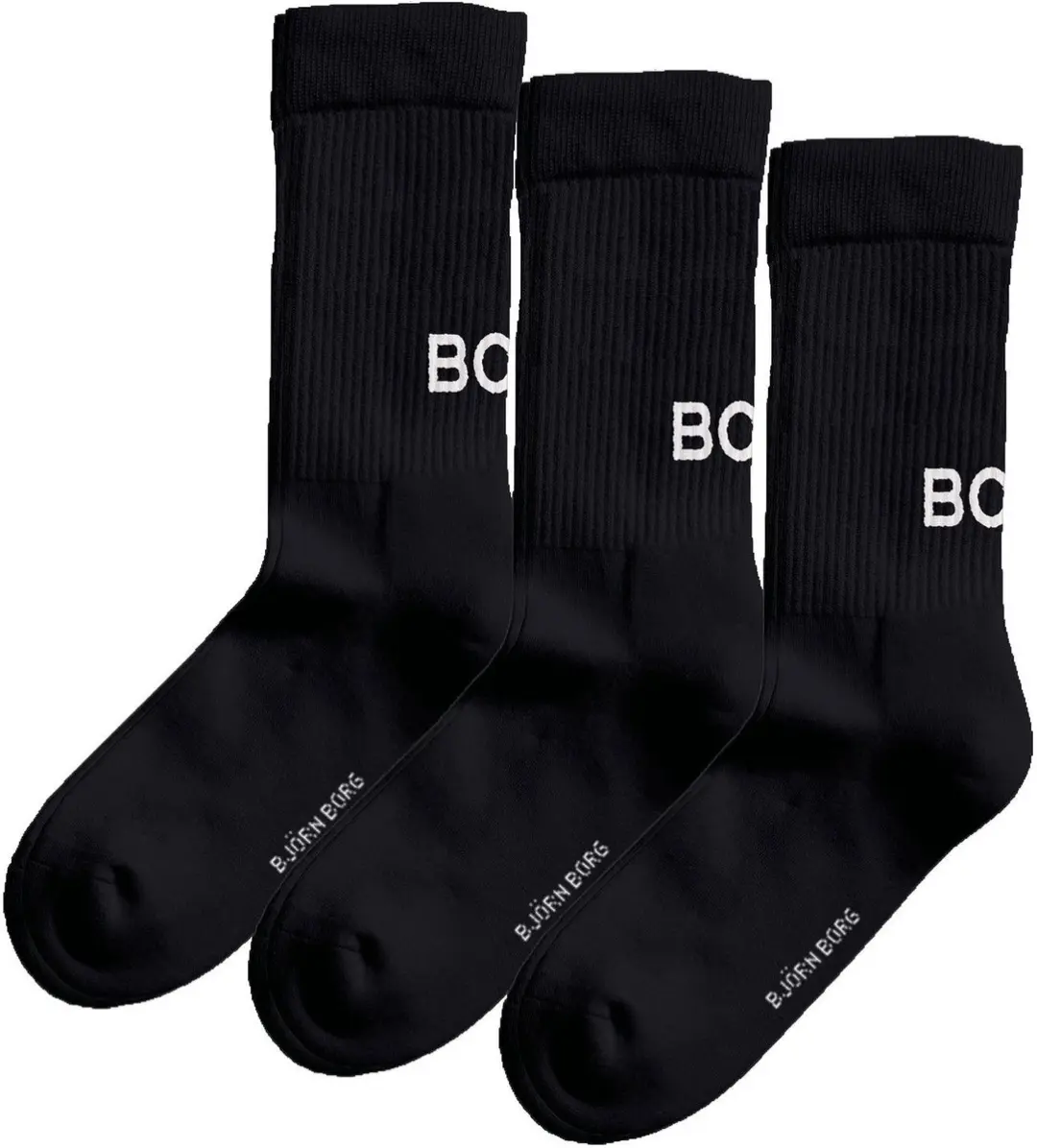 Björn Borg Core 3P Sokken - Wit - 41-45