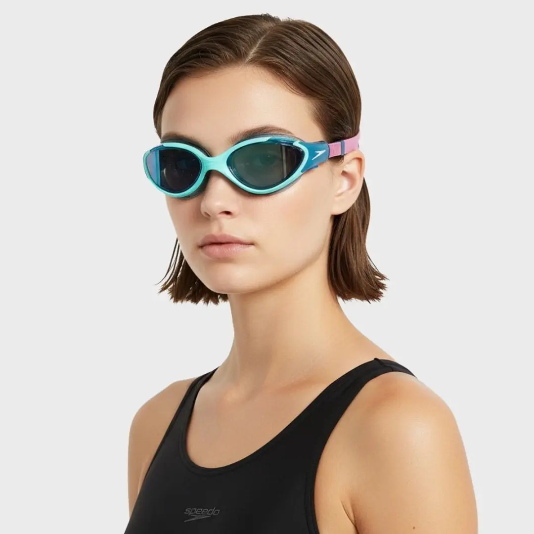 Speedo Biofuse 2.0 Zwembril Dames - Blauw/Roze