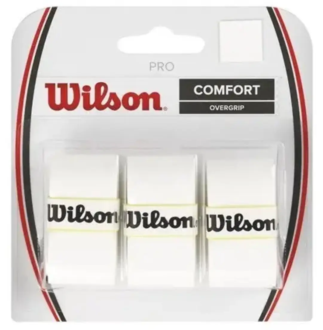 Wilson PRO Overgrip WH Tennisaccessoires - 3 Stuks