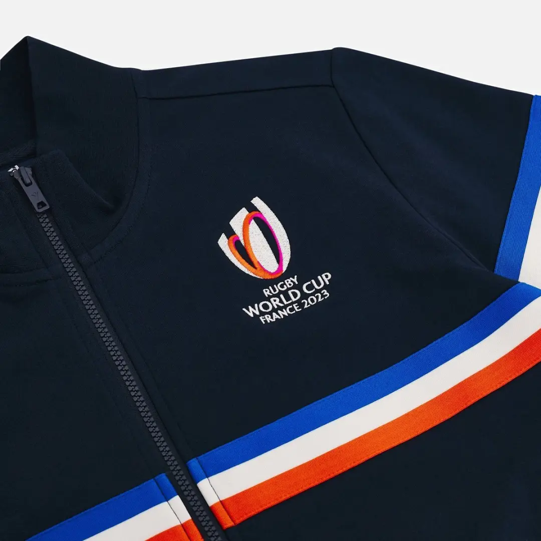 Macron RWC 2022/23 Frankrijk Sweater - Marineblauw/Wit/Rood M