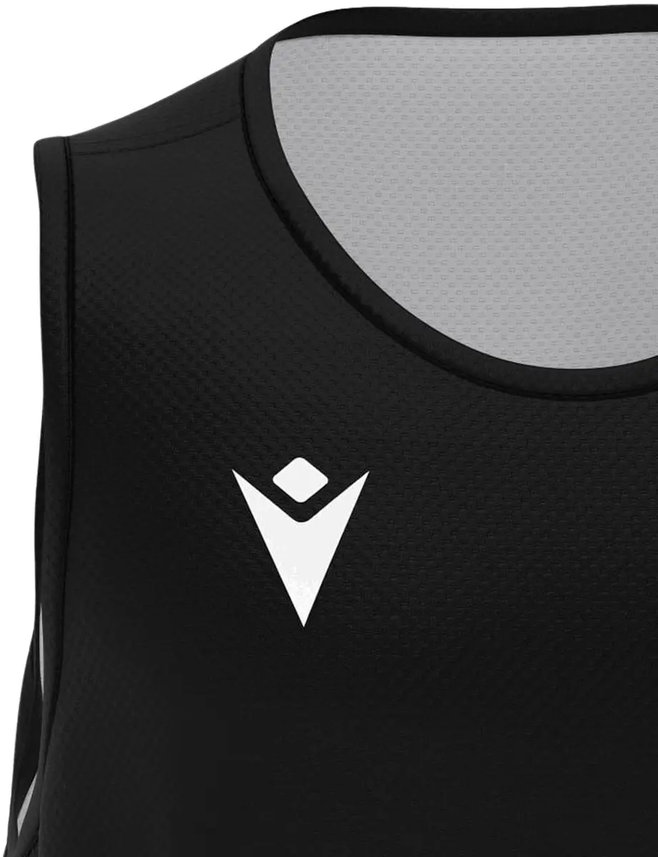 Macron X500 Reversible Basketbalshirt Heren - XL - Zwart/Wit