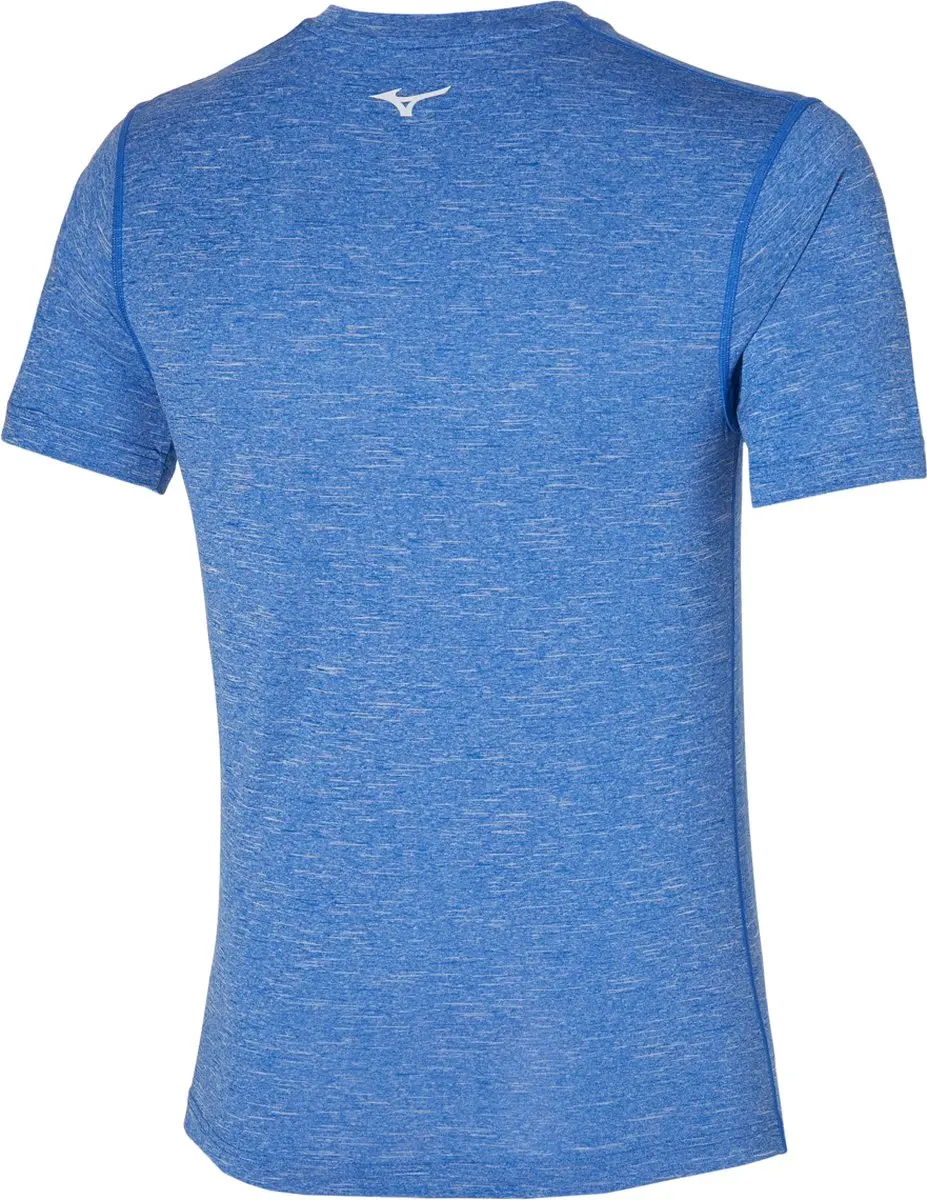 Mizuno Core Graphic RB T-shirt Heren - S - Blauw - afbeelding 2 van 2