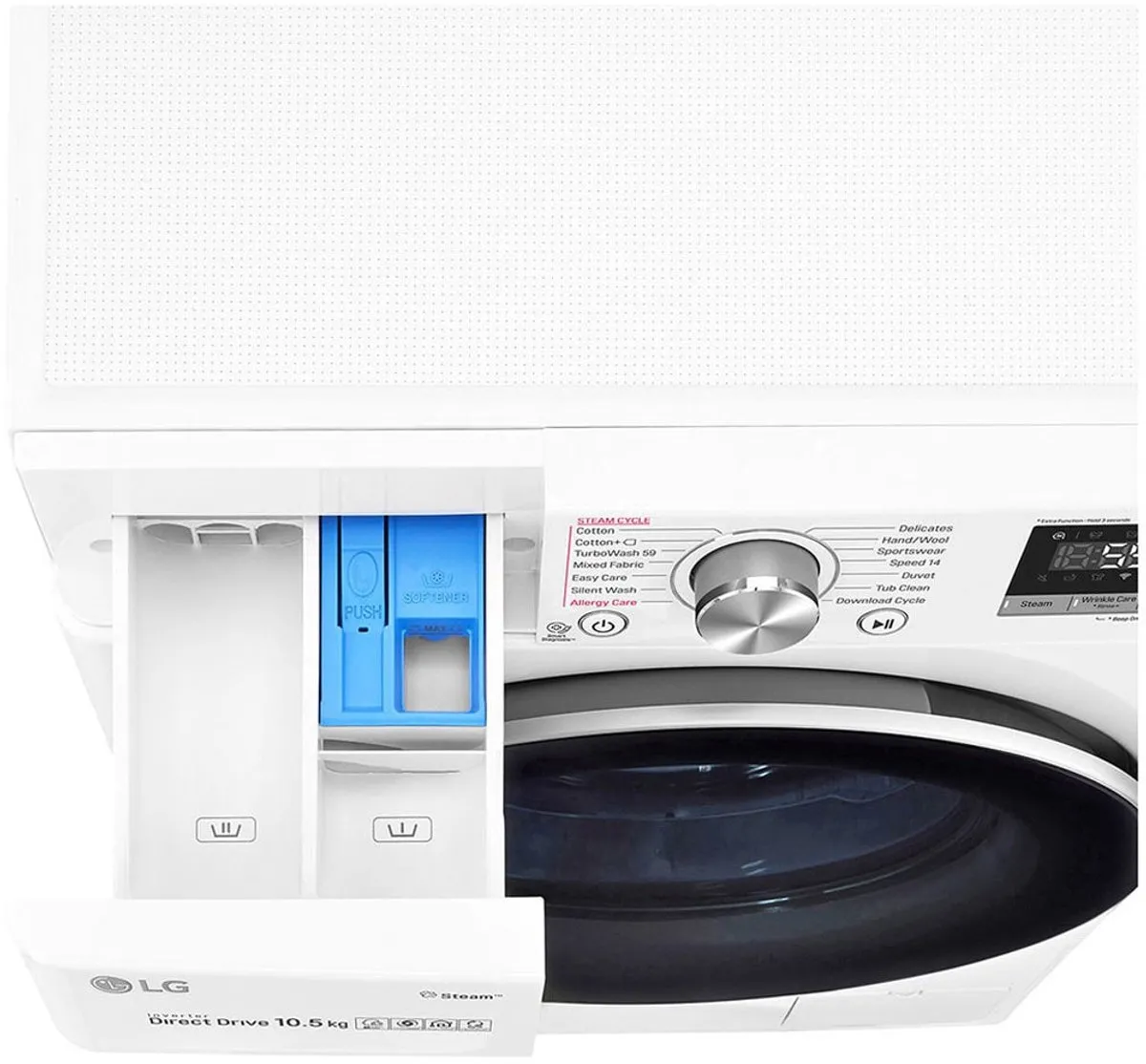 LG F6WV910P2E Wasmachine 10.5kg - Wit