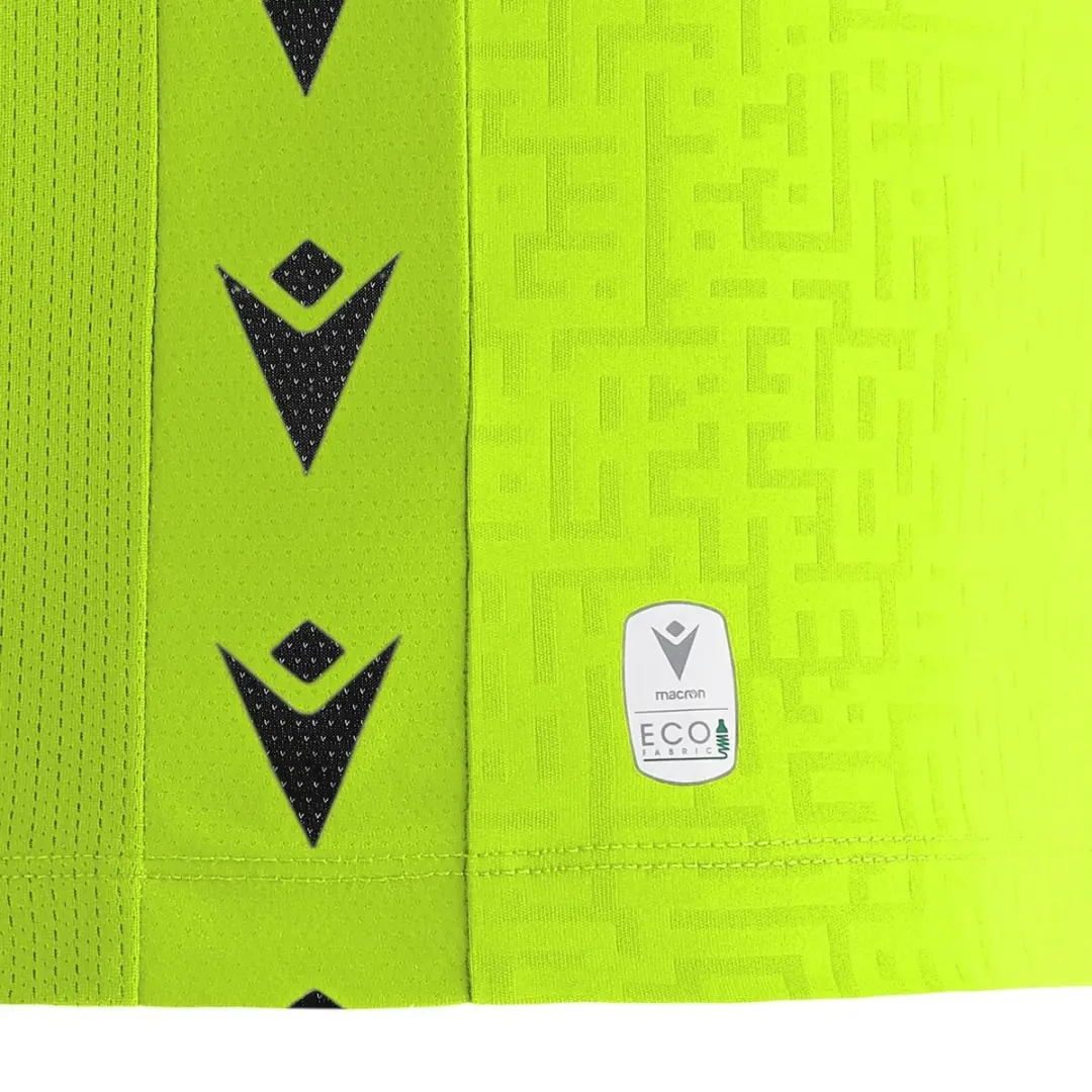 Macron Cygnus Keepershirt 140 - Fluogeel/Zwart