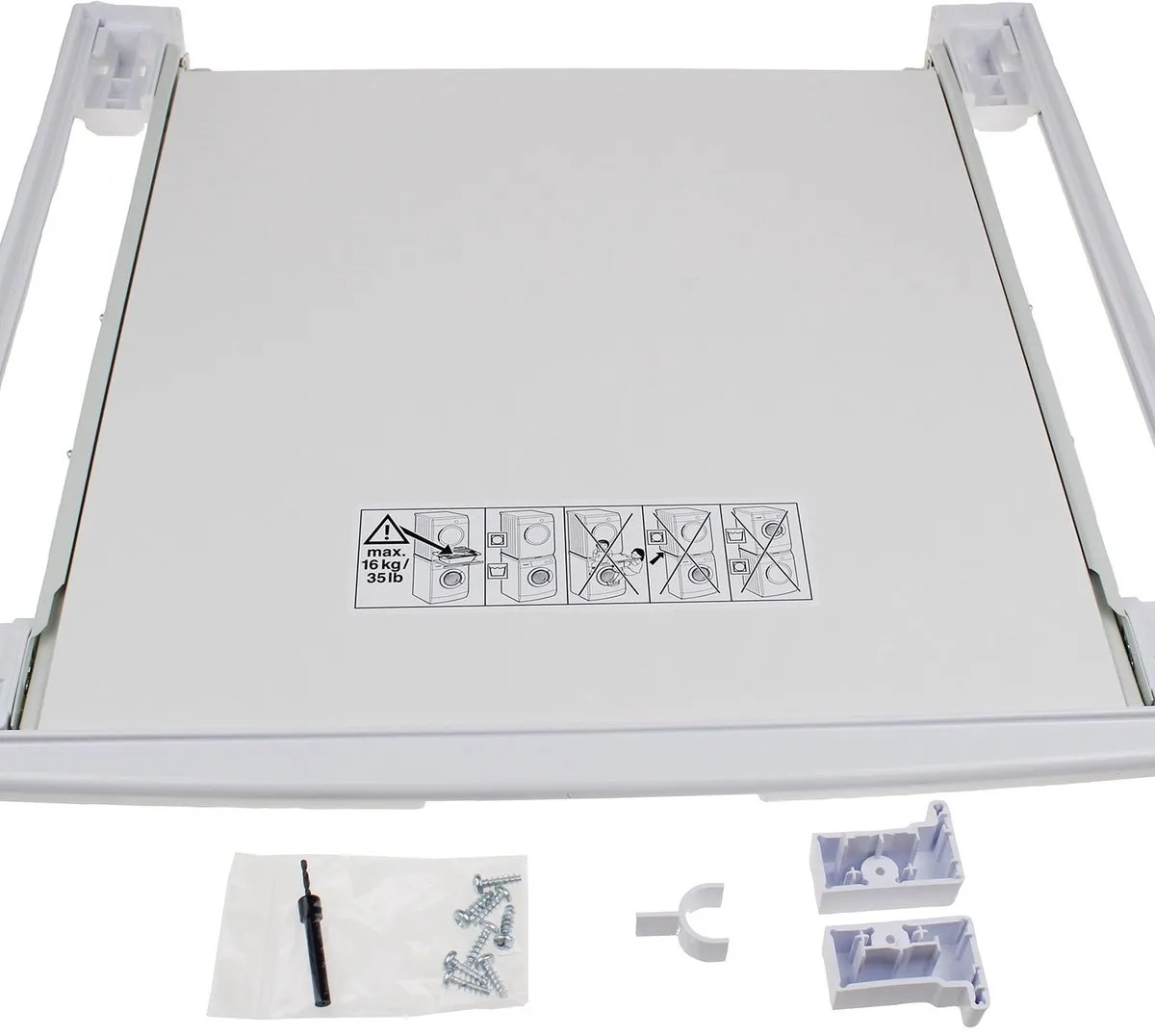 Bosch WTZ27400 Verbindingsstuk - Droger/Wasmachine - Wit