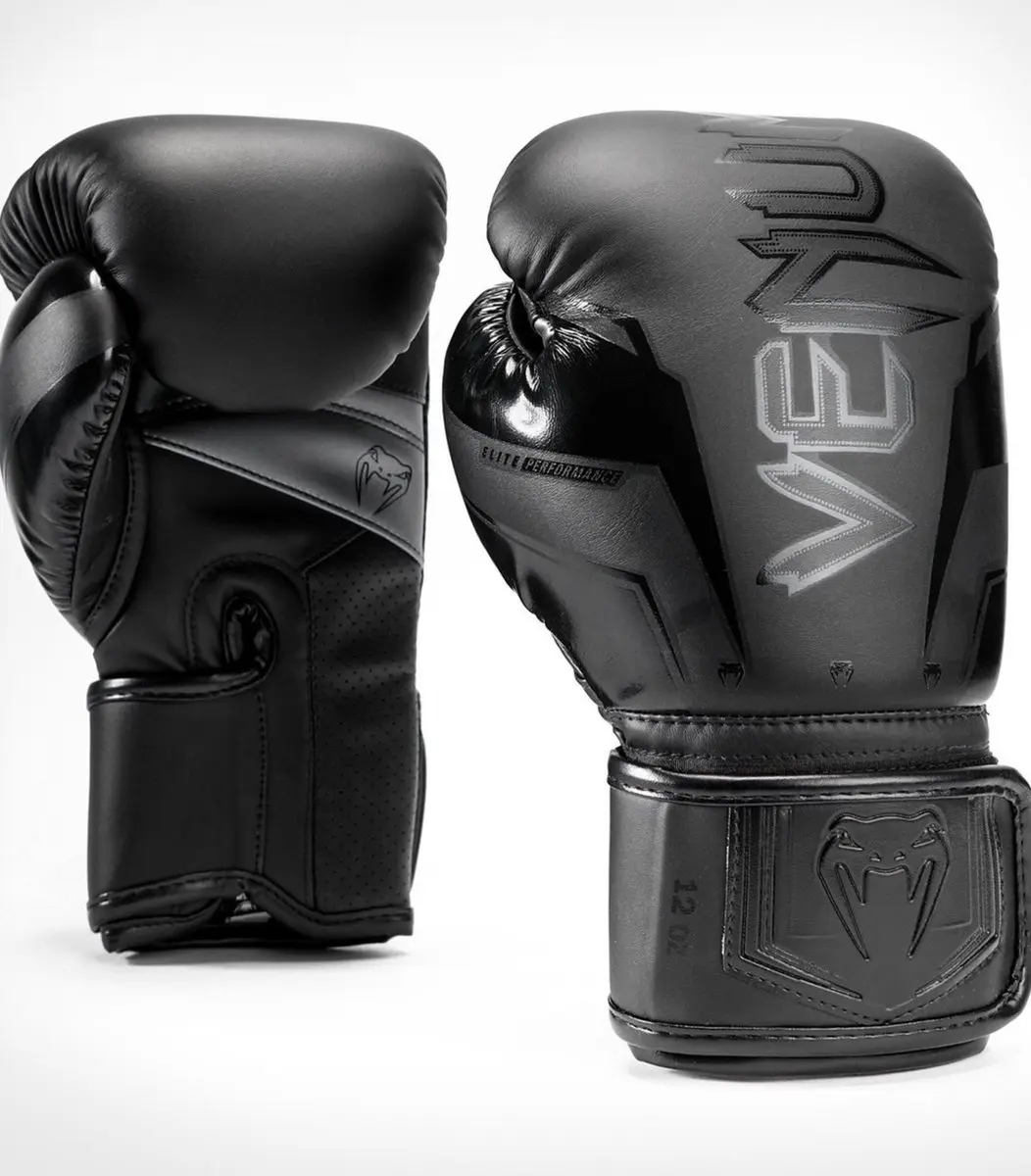 Venum Elite Evo Bokshandschoenen 16 oz - Zwart