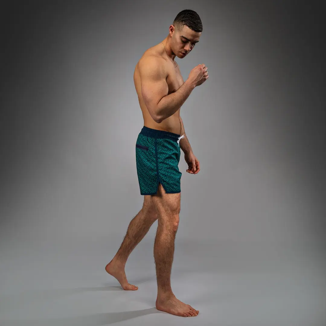 Venum Echo Board Shorts - XL - Oceaanblauw/Smaragdgroen - afbeelding 3 van 6