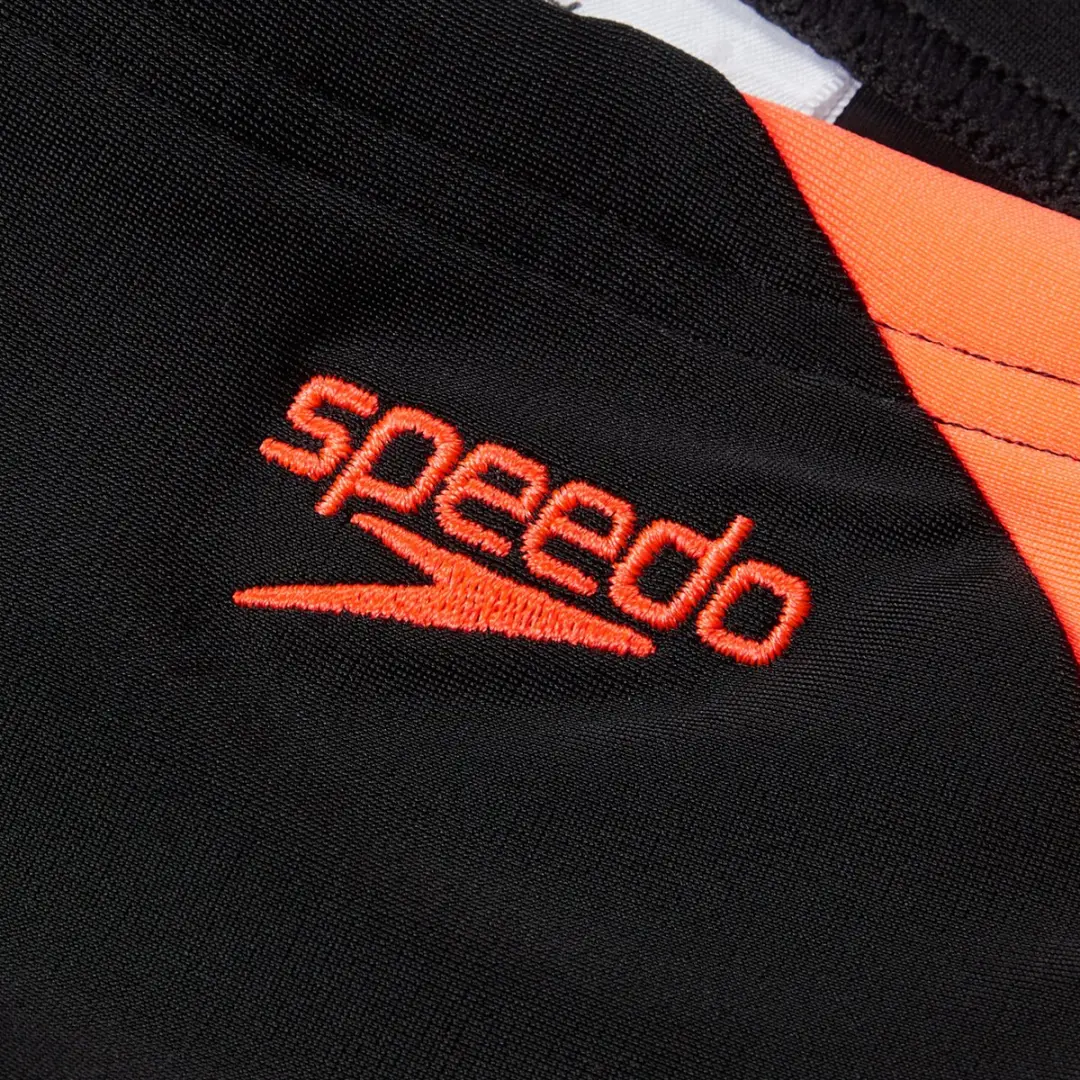 Speedo ECO Hyper Boom Logo Splice Jammer Jongens - 152 - Zwart/Rood