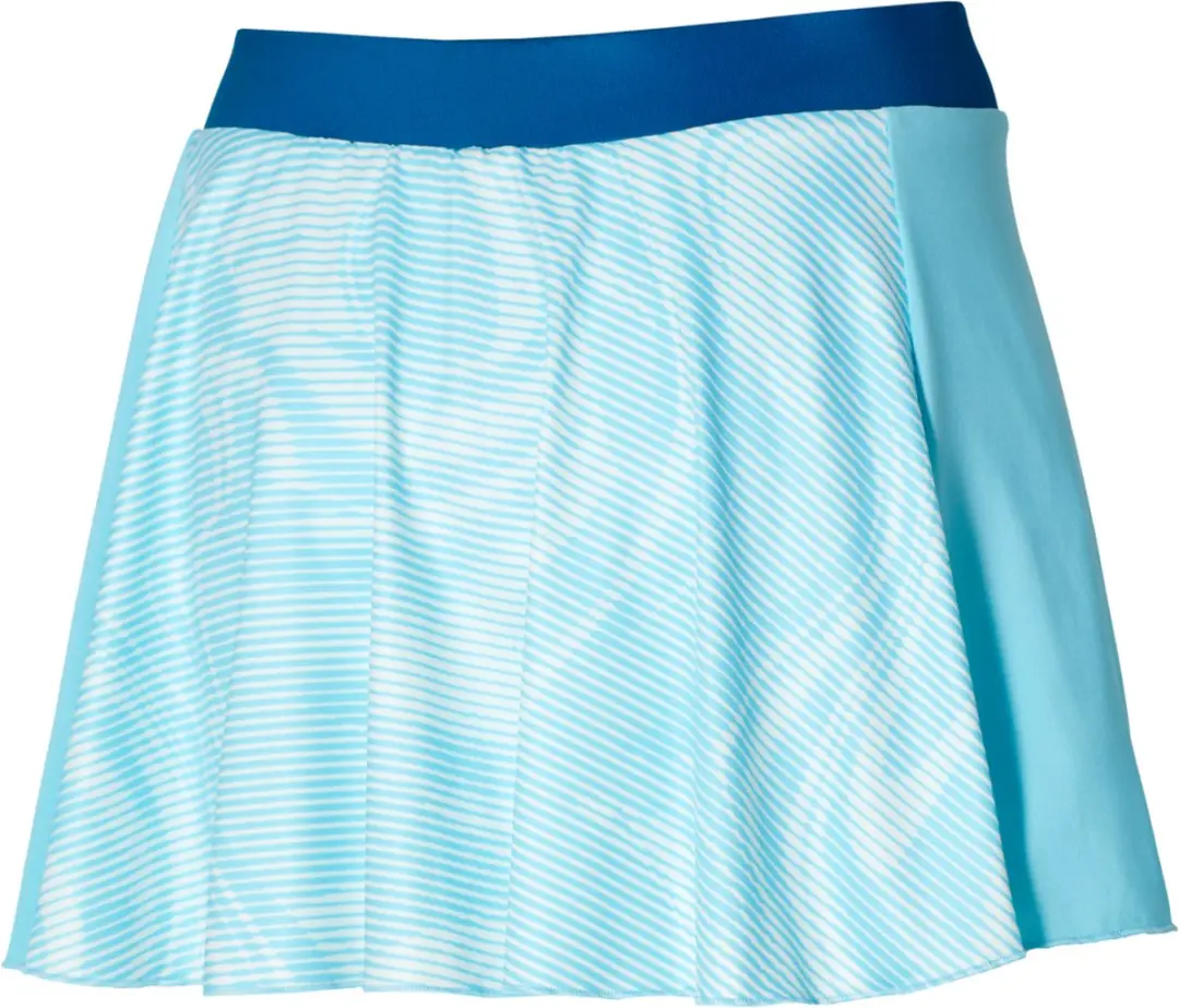 Mizuno Charge Printed Flying Rok Dames L - Blauw