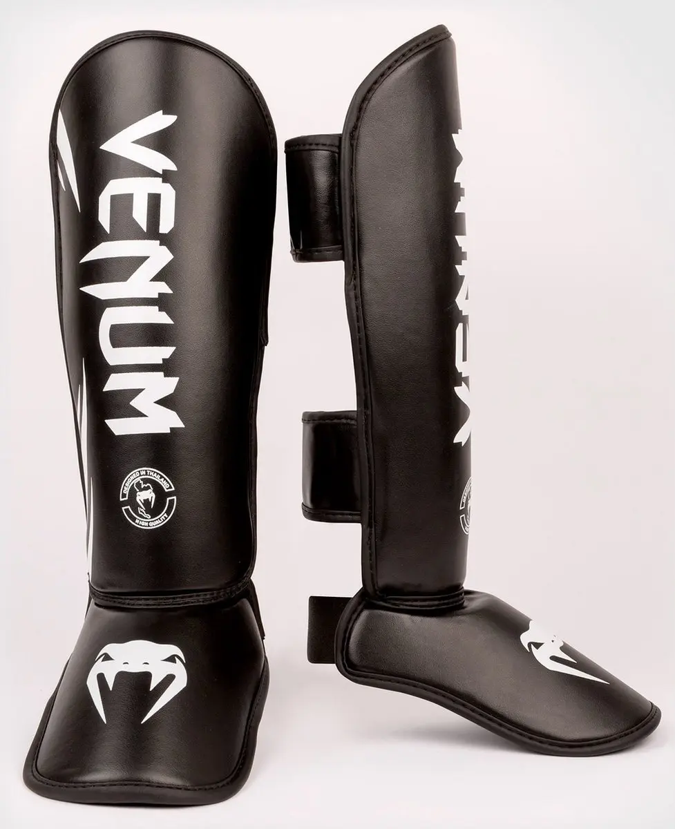 Venum Challenger Kids Scheenbeschermers - Zwart/Wit S