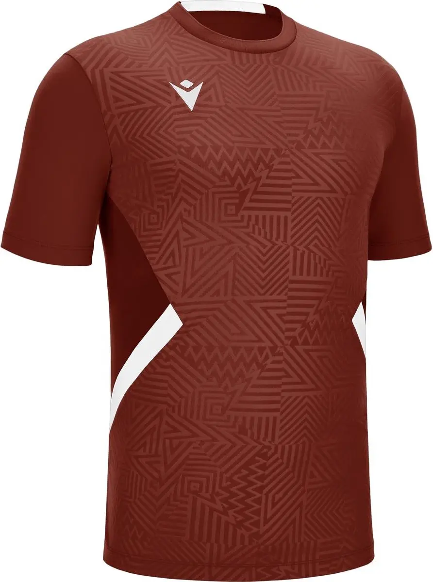 Macron Shedir Shirt Heren - Bordeaux/Wit M