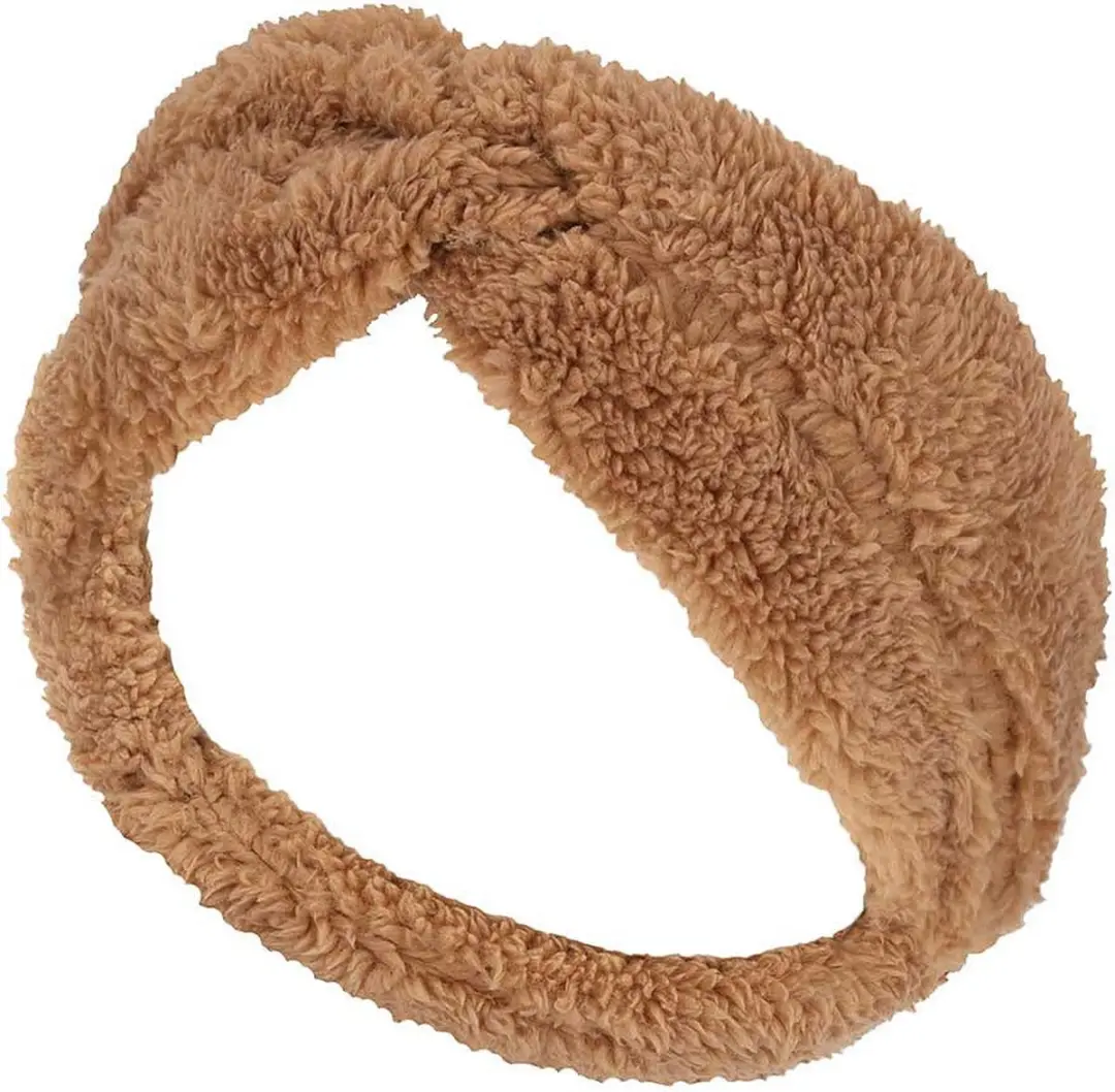Sarlini Teddy Wol Haarband - Zwart