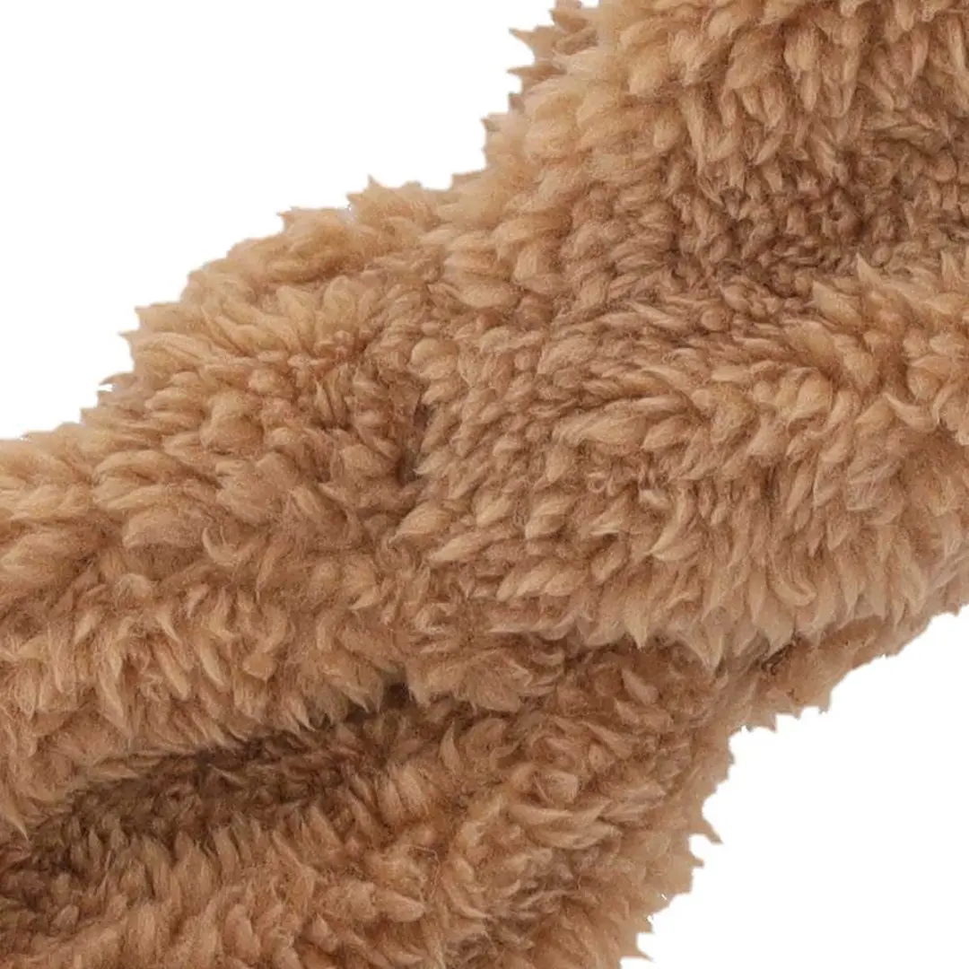 Sarlini Teddy Wol Haarband - Zwart