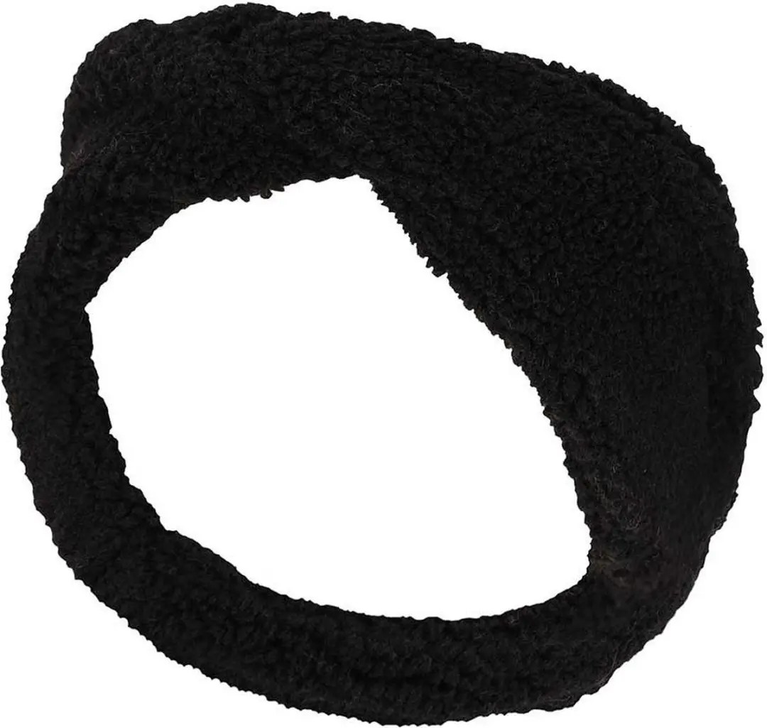 Sarlini Teddy Wol Haarband - Zwart