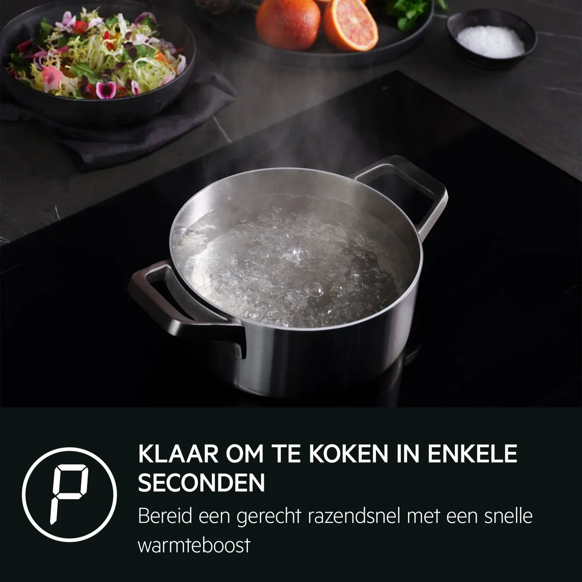 AEG IKB64401FB Inductiekookplaat 60cm - Roestvrij staal