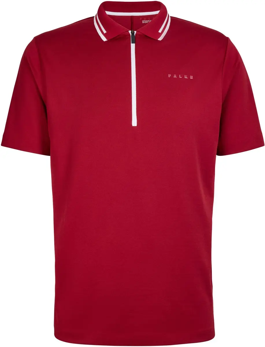 Falke Golf Zip Shirt - Rood - XXL