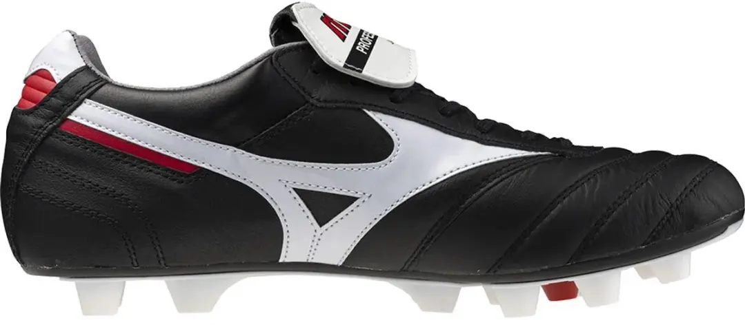 Mizuno Morelia II FG Voetbalschoenen - 41 - Zwart/Wit/Rood