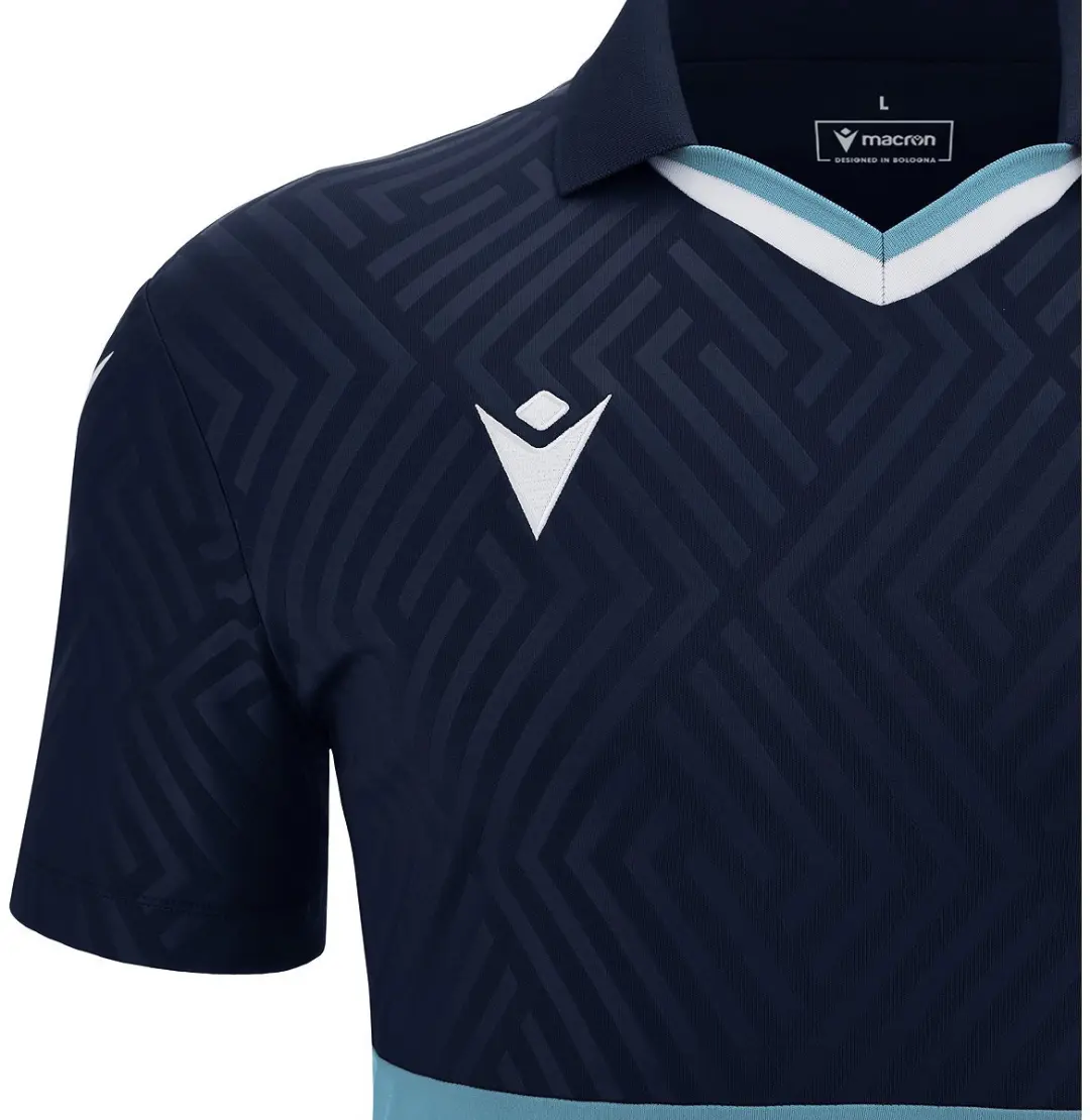 Macron Charon Eco Shirt Korte Mouw Heren - Marine L