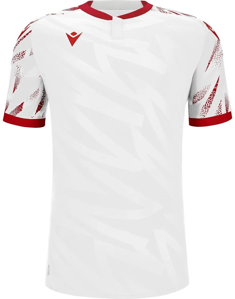 Macron Themis Eco Shirt Korte Mouw Heren - Rood/Wit M - afbeelding 6 van 6
