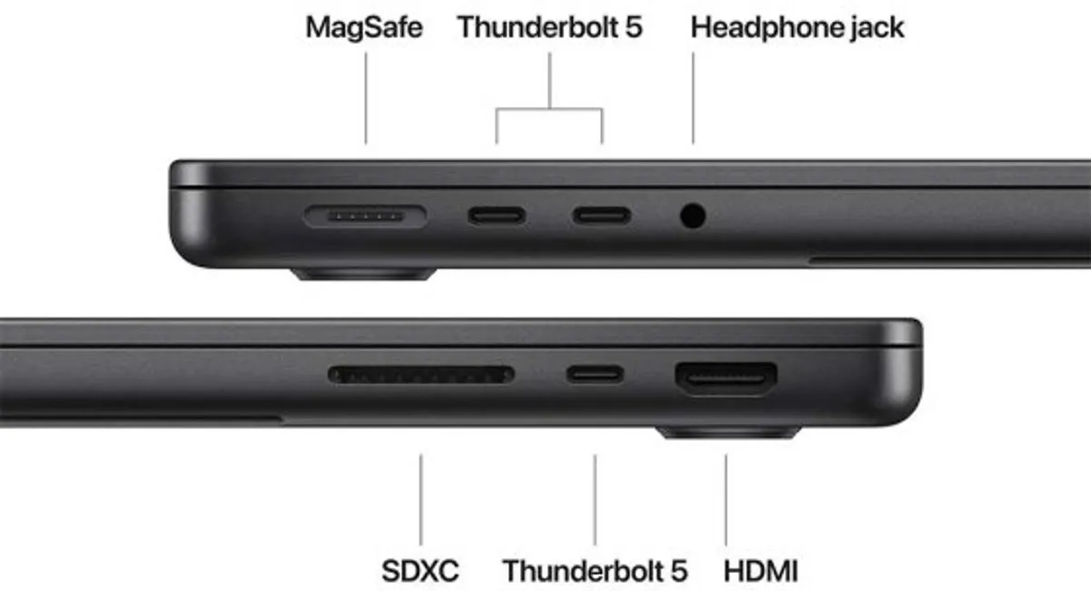 Apple MacBook Pro 14 M4 Max 1TB - Zwart - afbeelding 6 van 6