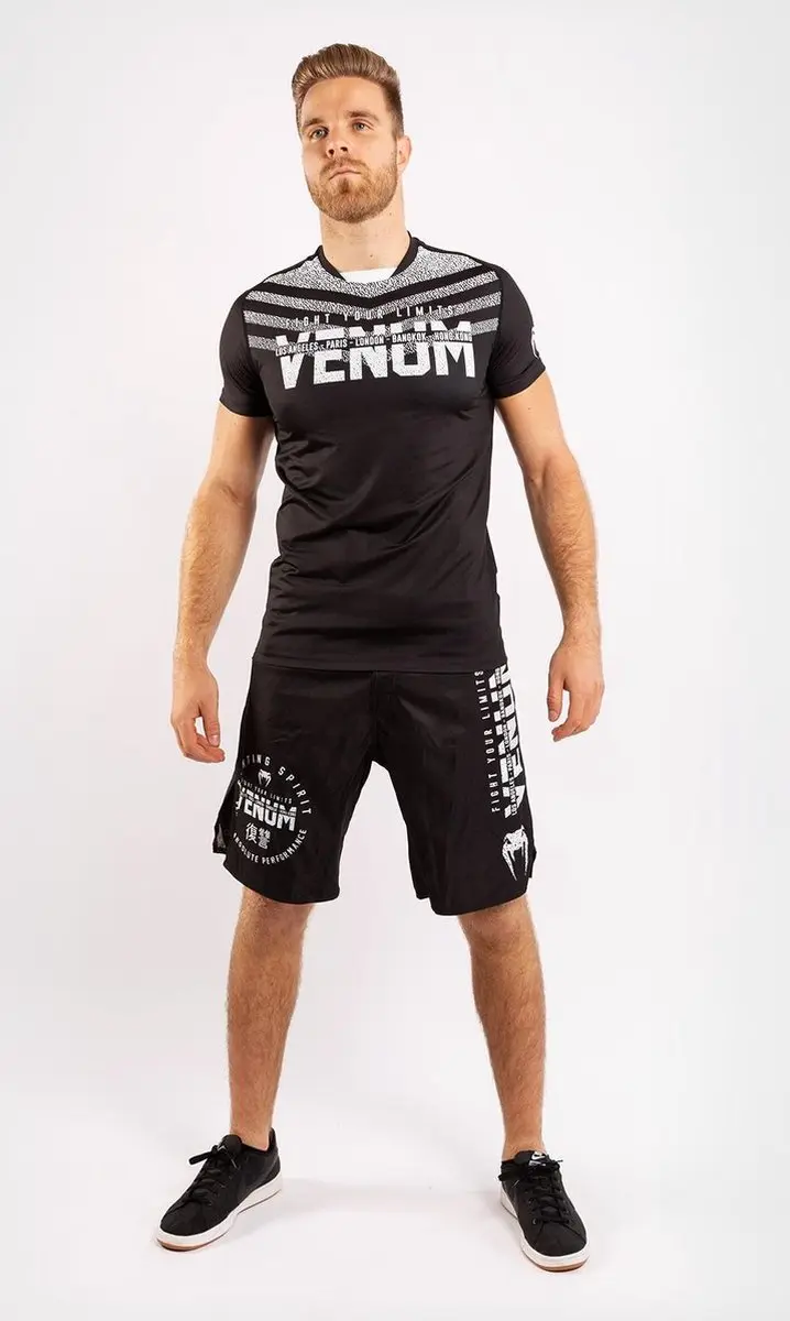 Venum SIGNATURE MMA Fightshorts - XS - Zwart/Wit