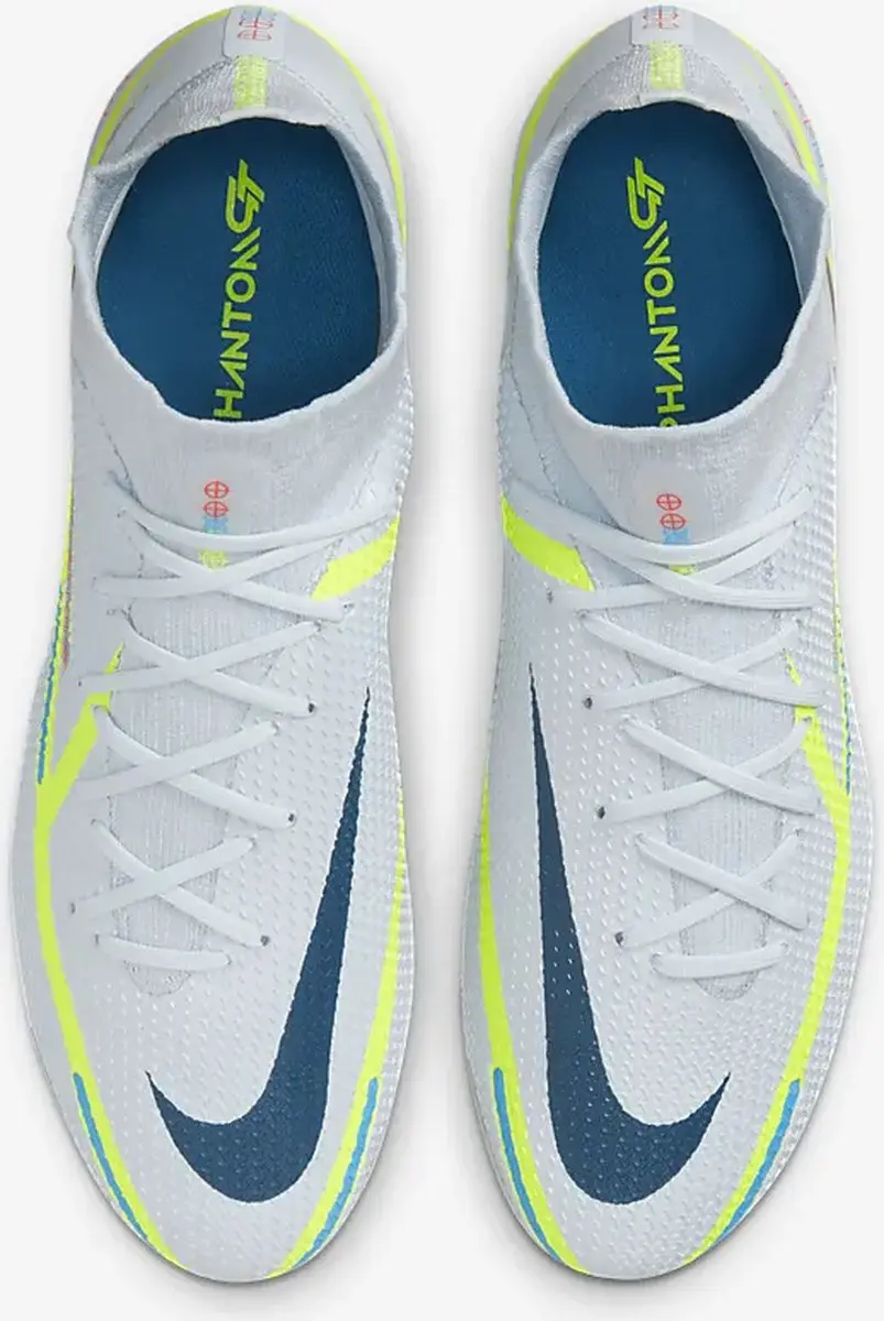 Nike Phantom GT2 Elite FG Voetbalschoenen - Maat 42 - Grey/Light Marine