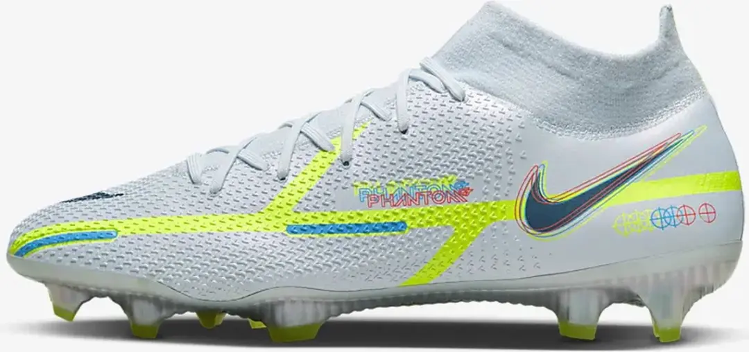 Nike Phantom GT2 Elite FG Voetbalschoenen - Maat 42 - Grey/Light Marine