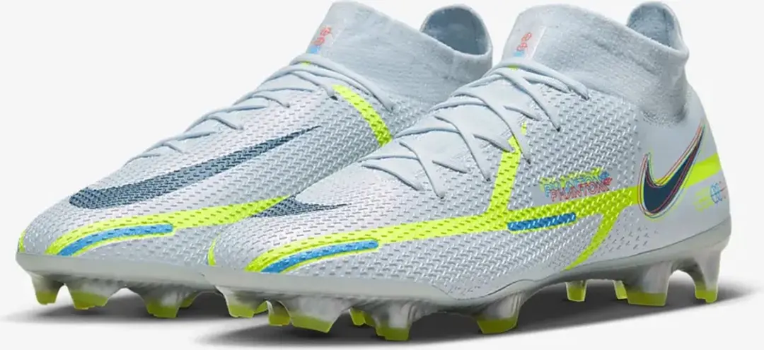 Nike Phantom GT2 Elite FG Voetbalschoenen - Maat 42 - Grey/Light Marine