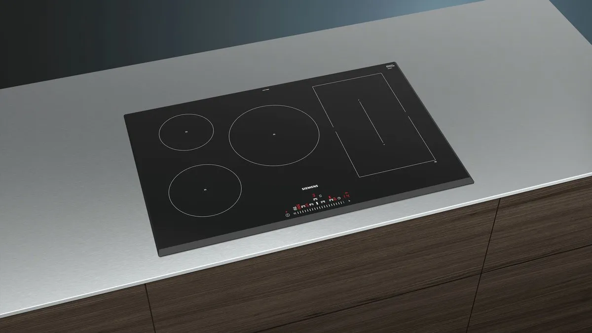 Siemens iQ500 ED851FWB5E Inbouw Inductiekookplaat 80cm - 5 Zones - Zwart
