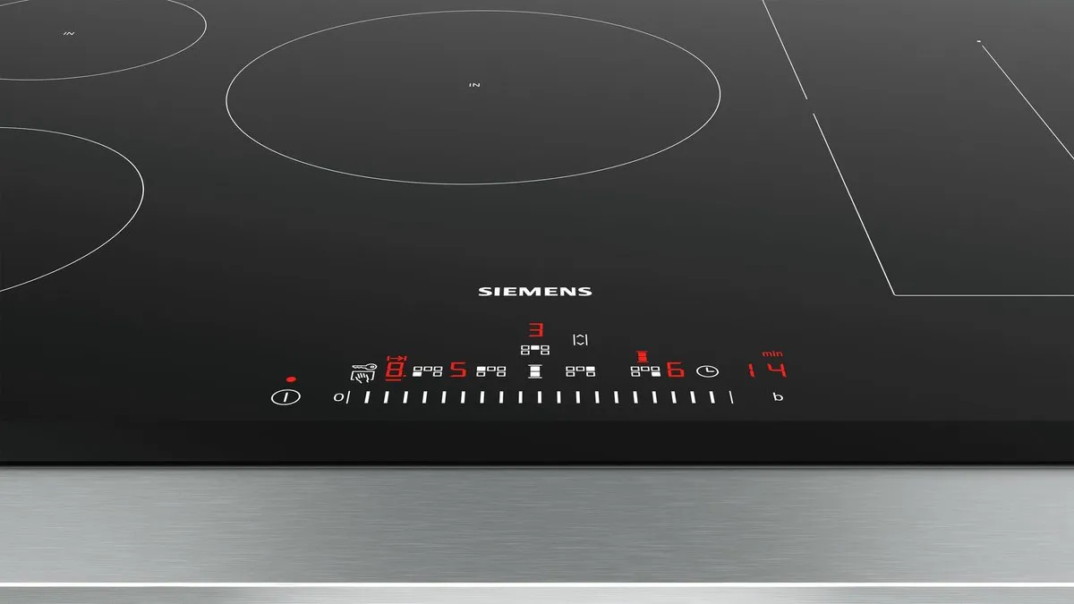 Siemens iQ500 ED851FWB5E Inbouw Inductiekookplaat 80cm - 5 Zones - Zwart