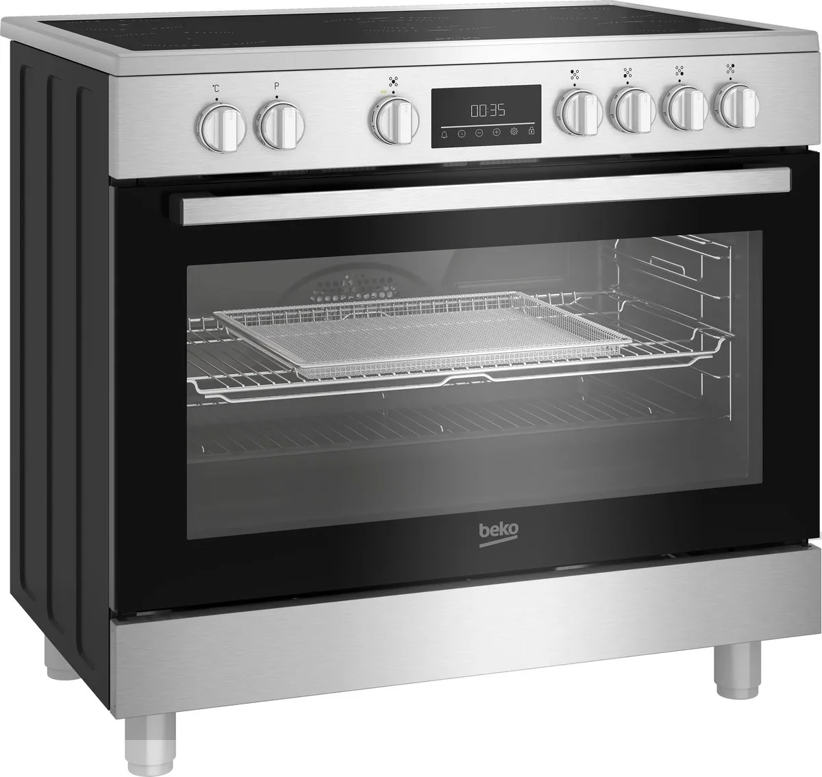 Beko BGM 30203 EX Vrijstaand Fornuis - 5 Elementen - Roestvrijstaal - afbeelding 6 van 6