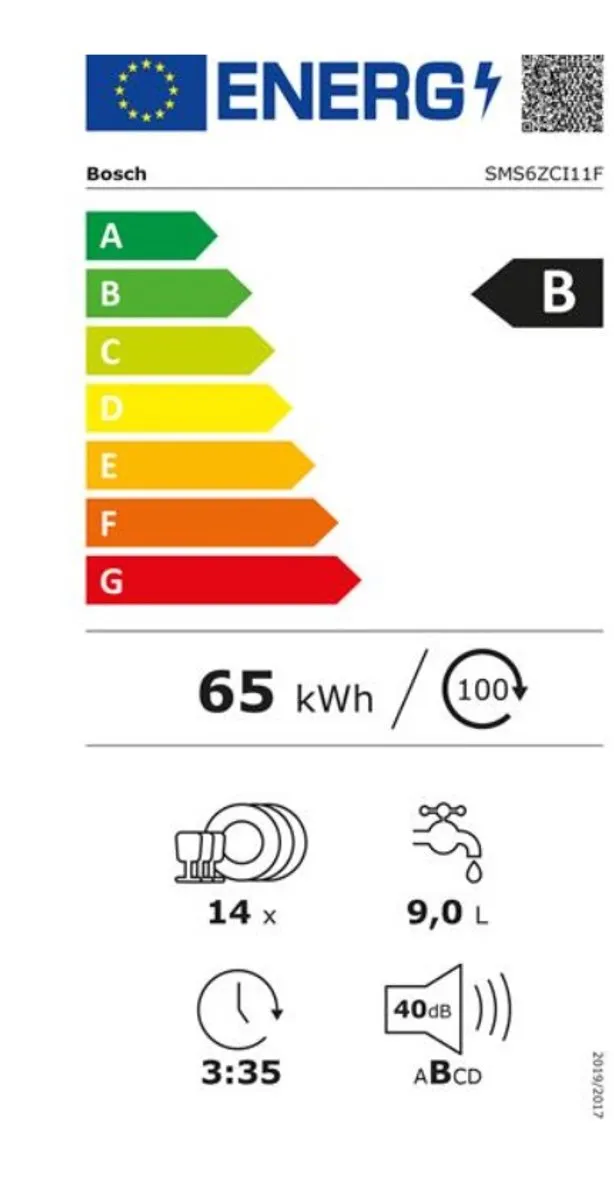 Bosch SMS6ZCI11F SER6 Vrijstaande Vaatwasser 14 Couverts - Inductie - 60cm - afbeelding 6 van 6