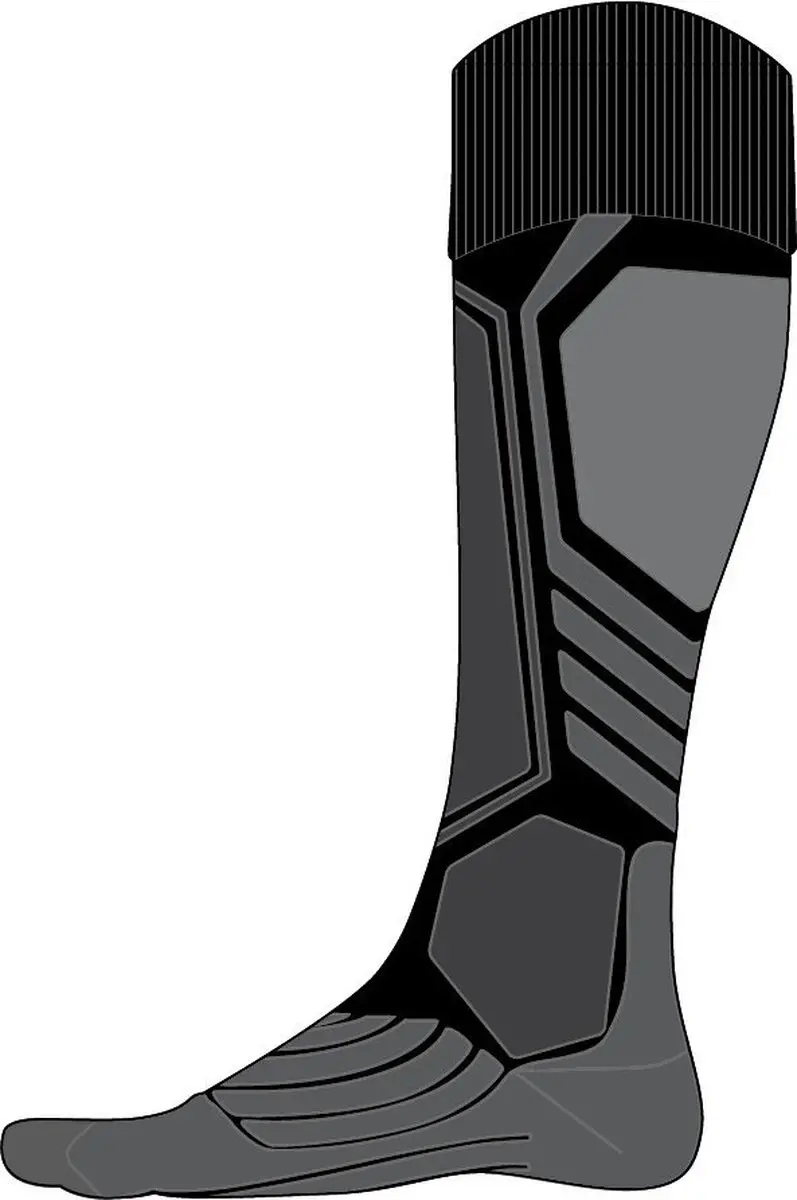 Falke SK1 Skisokken Dames - Dik Wol - Zwart - Maat 41-42