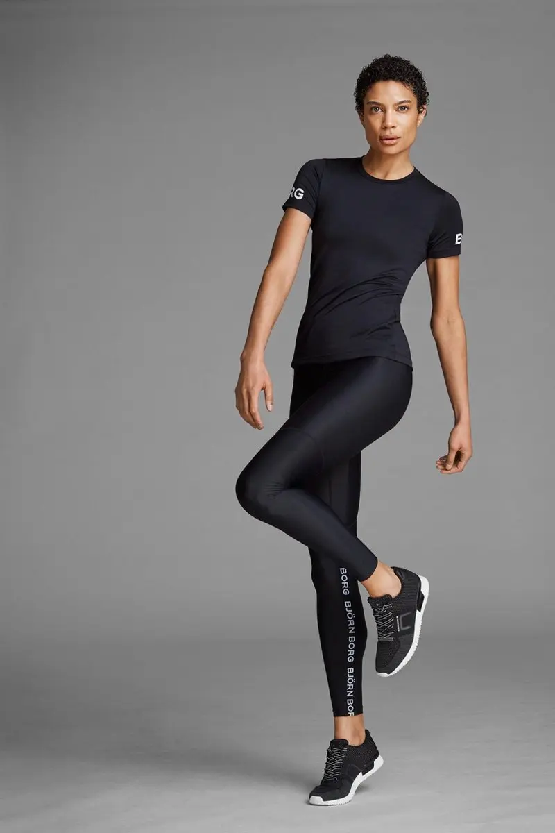 Björn Borg Clara High Waist Sportlegging 34 - Zwart
