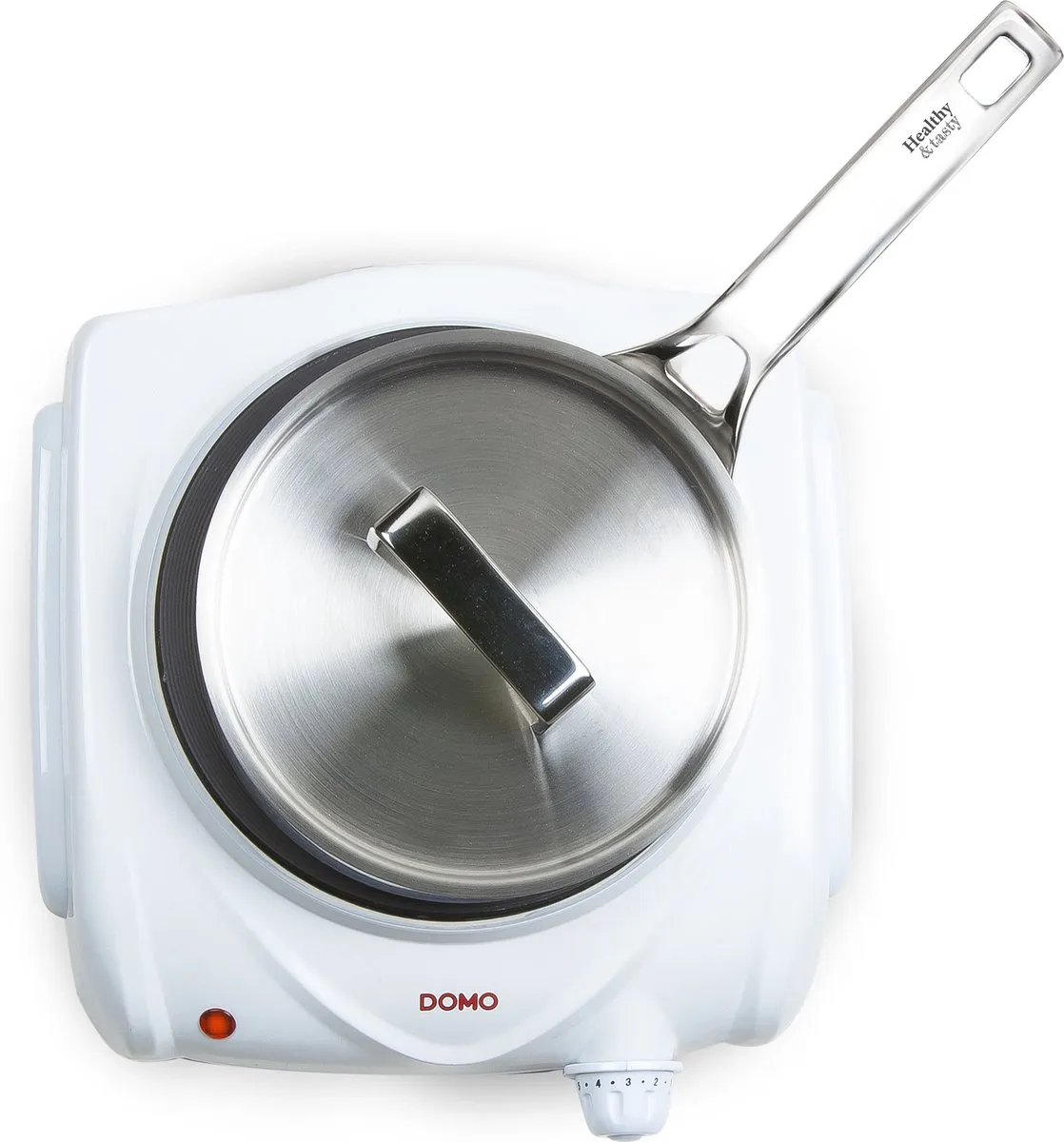 Domo DO309KP Kookplaat 1 Pit - 1500W - Wit